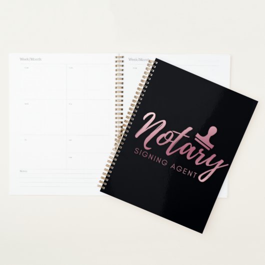 Notarisch roze planner (Display)