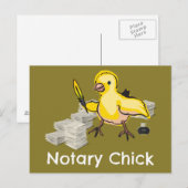 Notarische kieuwbeerput en documenten briefkaart (Voorkant / Achterkant)