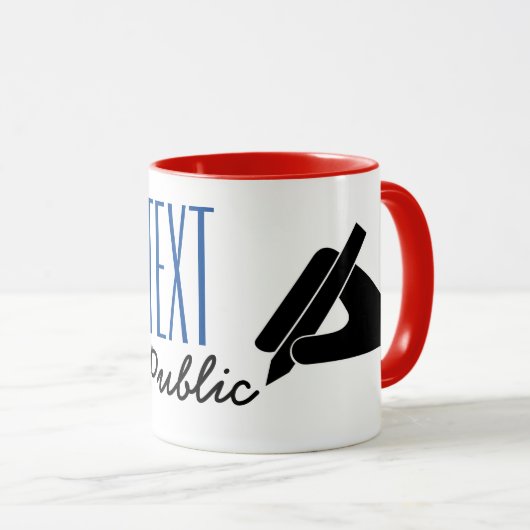  Notarische openbare pen Mok (Voorkant rechts)