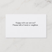 Notarische Visitekaartjes (Achterkant)