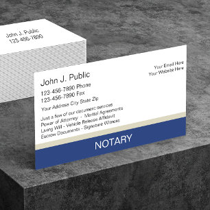 Notarische Visitekaartjes