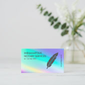 notarismakelaar visitekaartje (Staand voorkant)