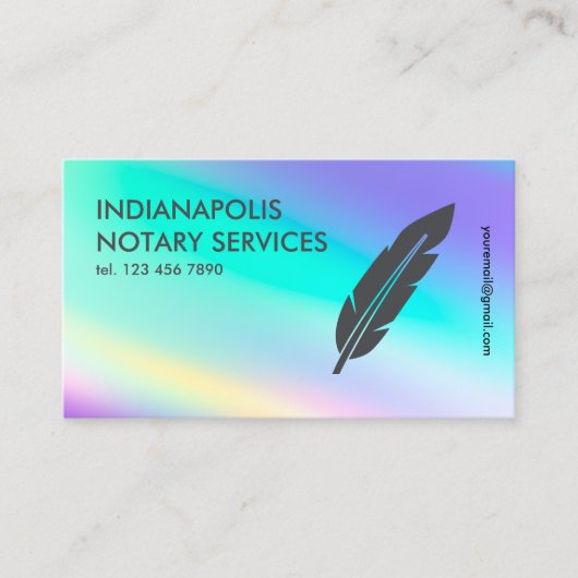 notarismakelaar visitekaartje (Voorkant)