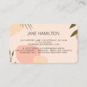 Notarisondertekenaar Boho Visitekaartje (Achterkant)