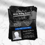 Notarisondertekenaar Modern Black Foto Flyer<br><div class="desc">Mobiele Notarto & Loan Signing Agent Professional Black Photo Flyers.</div>