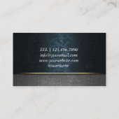 Notarisondertekenaar Modern Green Visitekaartje (Achterkant)