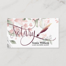 Notarisondertekenaar Modern Roos Gold Glitter