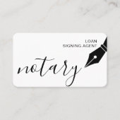 Notarisondertekenaar Nib Logo Tax Public Visitekaartje (Voorkant)