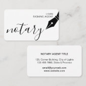 Notarisondertekenaar Nib Logo Tax Public Visitekaartje (Voorkant / Achterkant)