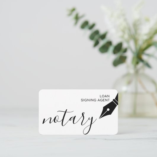 Notarisondertekenaar Nib Logo Tax Public Visitekaartje (Staand voorkant)