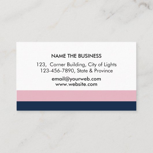 Notarisondertekenaar Nib Roos Gold Writer Visitekaartje (Achterkant)