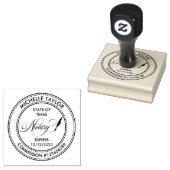 Notarisondertekenaar Professional Modern Rubb Rubberstempel (Gestempeld)