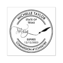 Notarisondertekenaar Professional Modern Rubb