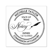 Notarisondertekenaar Professional Modern Rubb