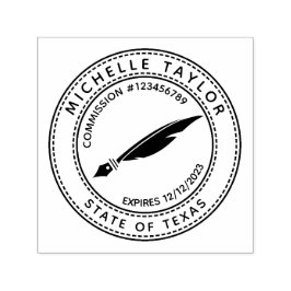 Notarisondertekenaar Professional Modern Rubb Zelfinktende Stempel