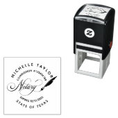 Notarisondertekenaar Professional Modern Rubb Zelfinktende Stempel (In situ)