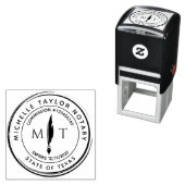 Notarisondertekenaar Professional Modern Rubb Zelfinktende Stempel (In situ)