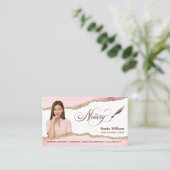 Notarisondertekenaar QR-code QR-code Foto invoegen Visitekaartje (Staand voorkant)