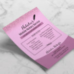 Notarisondertekenaar roze geldiger brochure<br><div class="desc">Notarisondertekenaar roze gelaatstrekkers.</div>