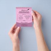 Notarisondertekenaar roze geldiger brochure (Hand)