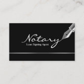 Notarisondertekenaar Visitekaartje (Voorkant)
