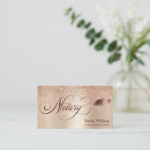 Notarisondertekenende agent Modern Professional Bu Visitekaartje (Staand voorkant)