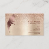 Notarisondertekenende agent Modern Professional Bu Visitekaartje (Achterkant)