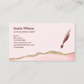 Notarisondertekenende agent Modern QR code Busines Visitekaartje (Achterkant)