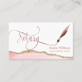 Notarisondertekenende agent Modern QR-code Visitekaartje