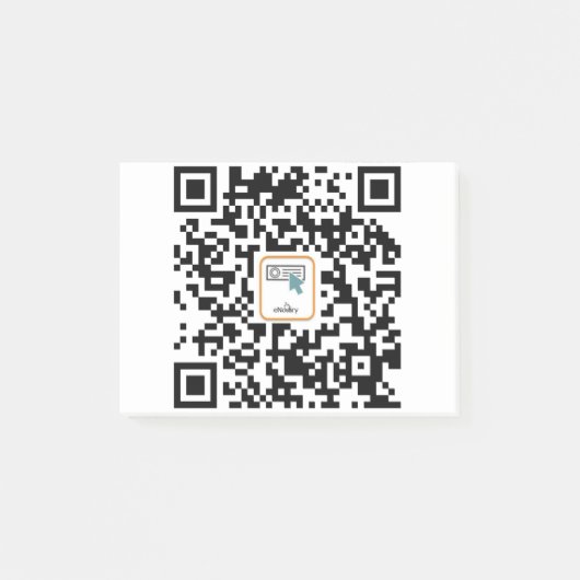 Notarisqr-code Post-it® Notes (Voorkant)