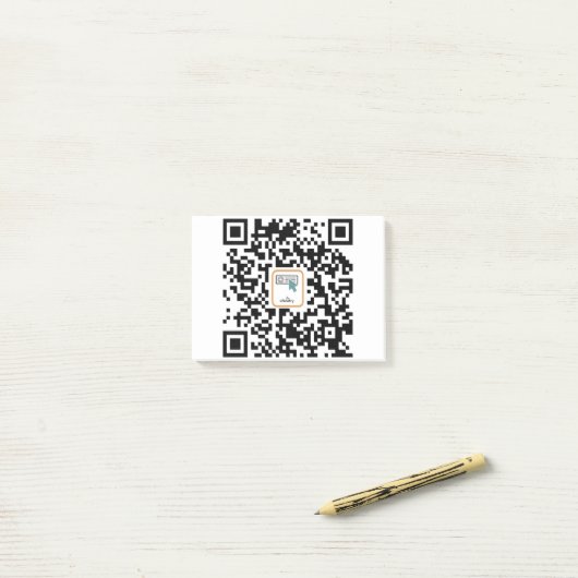 Notarisqr-code Post-it® Notes (Op bureau)