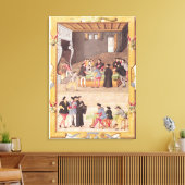 Notarissen en de secretarissen van de koning canvas afdruk (Insitu (Woonkamer))