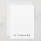 Notarissen van de Weymouth Community Church Bedankkaart (Achterkant)