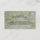 Notarisstempel  Bronze Visitekaartje (Achterkant)