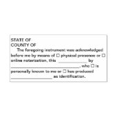 Notarisstempel met bevestiging  zelfinktende stempel (Design)