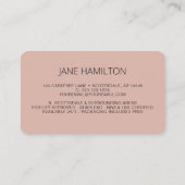 Notaristekenaar Logo Visitekaartje (Achterkant)