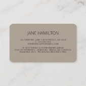 Notaristekenaar Logo Visitekaartje (Achterkant)