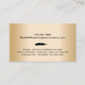 Notaristekenaar Moderne Foto Professional Visitekaartje (Achterkant)