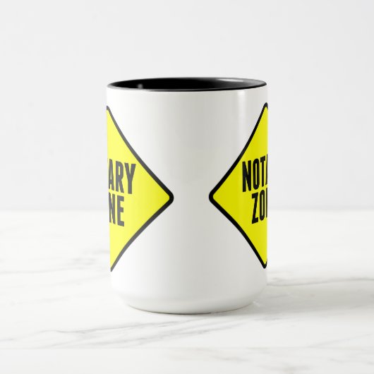 Notariszone Yellow Road Sign Mok (Midden)