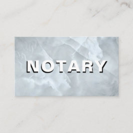 *~* NOTARY FOTO Bold MARBLE Signaalagent Visitekaartje