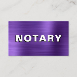 *~* NOTARY FOTO METAL PAARSE Signing Agent Visitekaartje