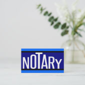 Notary Fun Lettering Visitekaartje (Staand voorkant)