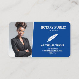Notary Public Custom QR Photo Contactkaartje