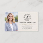 Notary Public Photo Professional Visitekaartje (Voorkant)