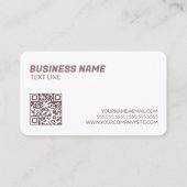 Notary Public QR Business Card Visitekaartje (Achterkant)