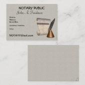 NOTARY PUBLIC Visitekaartje (Voorkant / Achterkant)