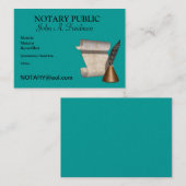 NOTARY PUBLIC Visitekaartje (Voorkant / Achterkant)