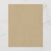 Notary Signing Agent QR Code Rustic Kraft Photo Flyer (Achterkant)