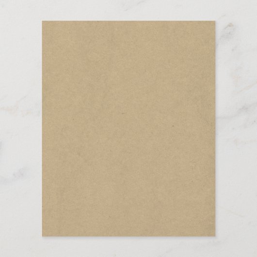 Notary Signing Agent QR Code Rustic Kraft Photo Flyer (Achterkant)