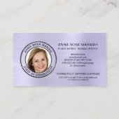 *~* NOTARY Stempel FOTO Signaleringsmiddel voor do Visitekaartje (Achterkant)